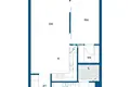 Wohnung 2 zimmer 44 m² Oulu sub region, Finnland