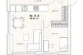 3 room apartment 48 m² Palanga, Lithuania
