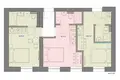 Квартира 3 комнаты 53 м² Познань, Польша