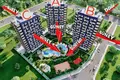 2 bedroom apartment 77 m² Mezitli, Turkey
