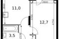 1 room apartment 32 m² Sapronovo, Russia