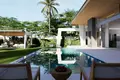 Residential complex Balinese style villas with swimming pools and relaxation areas, Maenam, Koh Samui, Thailand