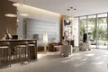 Wohnkomplex New S1LVA PARK Residence with swimming pools close to a school, in the green area of JVT, Dubai, UAE