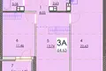 3 room apartment 65 m² Minsk, Belarus
