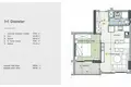 Mieszkanie 2 pokoi 58 m² Mezitli, Turcja