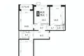 3 room apartment 81 m² South-Western Administrative Okrug, Russia