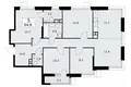 5 room apartment 95 m² Vnukovo, Russia