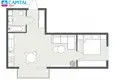 Wohnung 2 zimmer 43 m² Klaipeda, Litauen