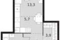 Квартира 1 комната 32 м² Москва, Россия