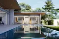 Complejo residencial Balinese style villas with swimming pools and relaxation areas, Maenam, Koh Samui, Thailand