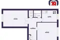 2 room apartment 51 m² Starobin, Belarus