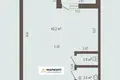Appartement 2 chambres 48 m² Minsk, Bélarus