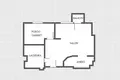 2 room apartment 37 m² Warsaw, Poland