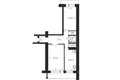 2 room apartment 57 m² Minsk, Belarus