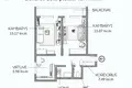 Квартира 2 комнаты 48 м² Вильнюс, Литва