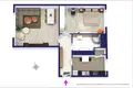 Wohnung 2 zimmer 50 m² Warschau, Polen