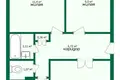 3 room apartment 55 m² Baranavichy, Belarus