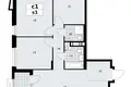 Apartamento 3 habitaciones 78 m² poselenie Sosenskoe, Rusia