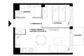 Apartamento 2 habitaciones 35 m² Danzig, Polonia