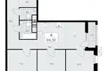 Wohnung 4 Zimmer 69 m² poselenie Sosenskoe, Russland