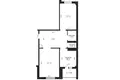 Wohnung 2 zimmer 55 m² Slabada, Belarus
