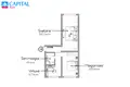 Apartamento 2 habitaciones 47 m² Vilna, Lituania