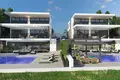 Residential complex Complex of two-storey villas with swimming pools and garden close to the beach, Geroskipou, Paphos, Cyprus