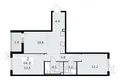 2 room apartment 65 m² Krasnoye Selo, Russia