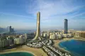 Kompleks mieszkalny Como Residences — tall residential complex by Nakheel with artificial lakes and sandy beach in Palm Jumeirah, Dubai