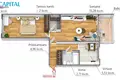 Квартира 2 комнаты 44 м² Вильнюс, Литва