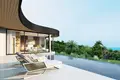 Complexe résidentiel New complex of luxury villas with swimming pools and panoramic sea views, 900 meters from the beach, Samui, Thailand