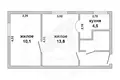 Mieszkanie 2 pokoi 36 m² Kamieniec Litewski, Białoruś