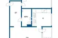 Appartement 2 chambres 53 m² Kerava, Finlande
