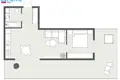 2 room apartment 43 m² Klaipėda, Lithuania