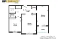 Wohnung 2 zimmer 52 m² Minsk, Belarus