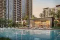 Complejo residencial Residential complex with swimming pools, sports grounds, green walking areas, near the beach, MBR City, Dubai, UAE