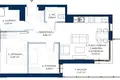 3 room apartment 56 m² Wislinka, Poland