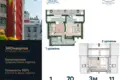 Квартира 1 комната 70 м² Калининград, Россия