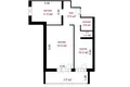 Apartamento 2 habitaciones 55 m² Lyasny, Belarús