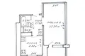 Квартира 1 комната 34 м² Минск, Беларусь