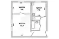 Apartamento 2 habitaciones 46 m² Kobriny, Belarús