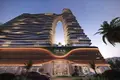 Residential complex New One Sky Park Residence with swimming pools in the quiet and green area of JVC, Dubai, UAE