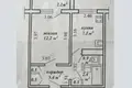 1 room apartment 31 m² Minsk, Belarus