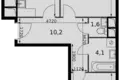 Apartamento 2 habitaciones 63 m² Razvilka, Rusia