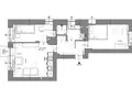 3 room apartment 50 m² in Warsaw, Poland