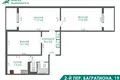3 room apartment 72 m² Minsk, Belarus
