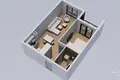 1 bedroom apartment 47 m² Tivat, Montenegro