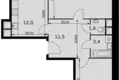 Mieszkanie 2 pokoi 63 m² Razvilka, Rosja