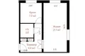Wohnung 1 zimmer 39 m² Minsk, Belarus