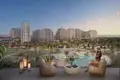 Residential complex New residence Parkside Views with swimming pools and lounge areas close to the city center, Dubai Hills, Dubai, UAE
